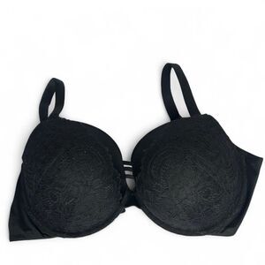 Soma black lace stunning push up bra Size 42DD